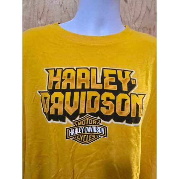 Harley-Davidson El Paso Texas  Bar and Sheild Gold T-Shirt 3XL - Picture 5 of 7